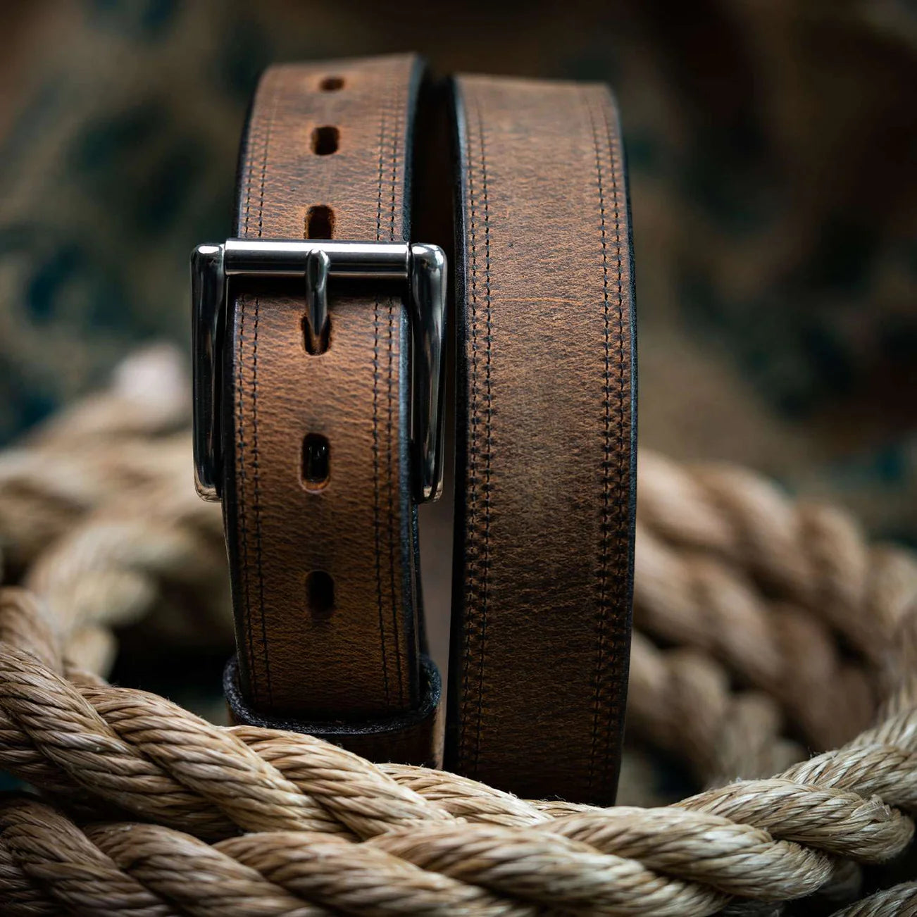 Montana Bison Belt - 1.5" - Double Layer