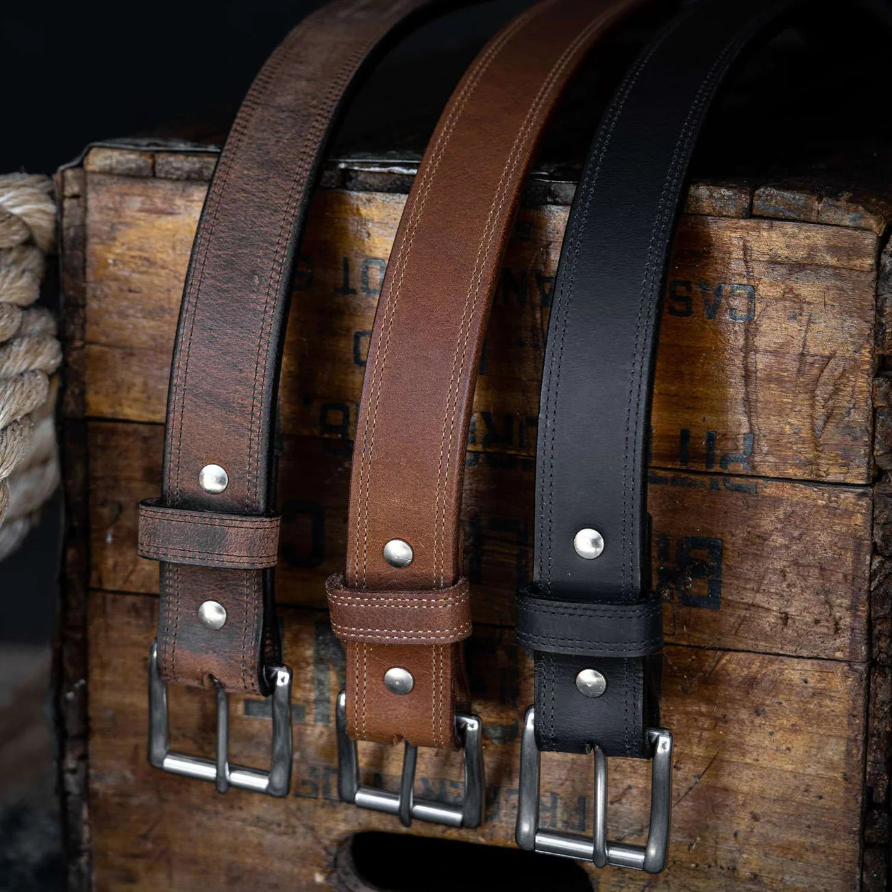 Montana Bison Belt - 1.5" - Double Layer